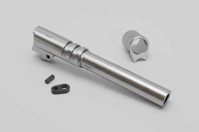 Platypus Barrel Assembly Fit with unfinished platypus 9mm Commander Bull Non-threaded